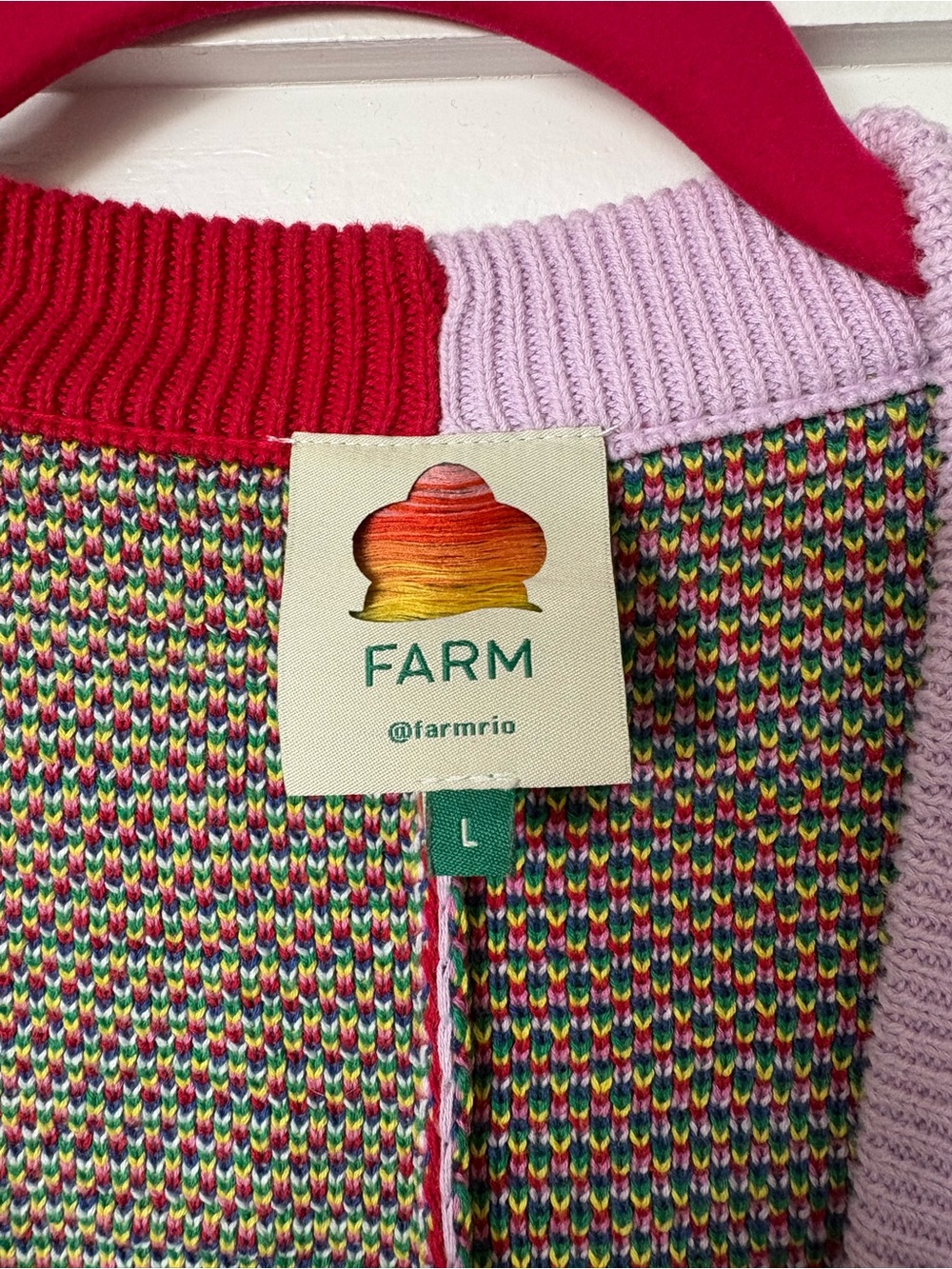 Farm Rio Oversized Sweater (L) - Picture 6 of 7